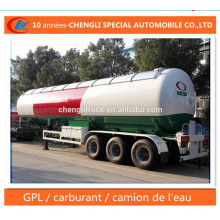 Trailer de transport de propane de 60cbm 59.52cbm LPG Transportaion Trailer for Sale